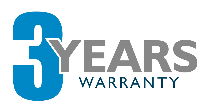 3-years warranty